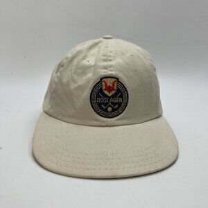 Vintage Roslagen Golf Sweden x Town Talk Patch Logo Hat Strapback USA Made